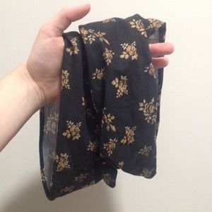 wide stretchy headbands, floral print, set of 2